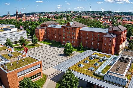 Foto: Campus der Hochschule Ansbach.