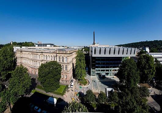 Foto: Außenansicht des Super C Gebäudes der RWTH Aachen