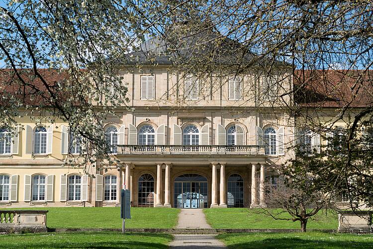 Foto: Blick auf die Universität Hohenheim 