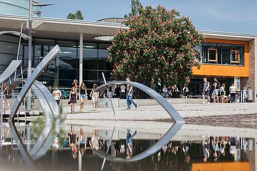 Image: View of the TU Ilmenau campus.