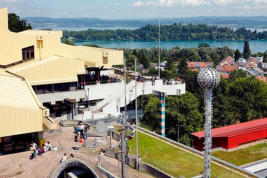 Foto:  Blick auf den Campus der Universität Konstanz