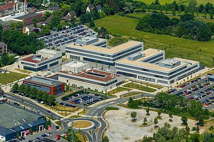 Luftbild des Campus Lippstadt (Foto: Hans Blossey)