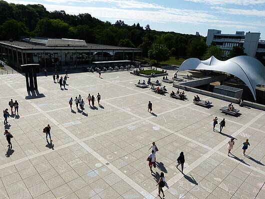 Foto: Blick auf den Campus der Pädagogischen Hochschule Ludwigsburg 