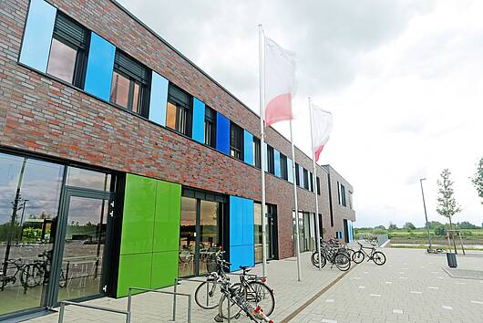 Image: View of the entrance area at the study location Elsfleth