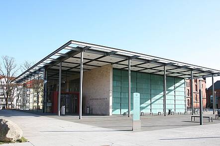 Foto: Blick auf das Audimax der Universität Rostock